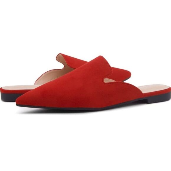 BRAND NEW SHOE LAND CALLY  MULES CLOSED POINTED TOE BACKLESS SLIP-ON SLI… - Picture 15 of 15